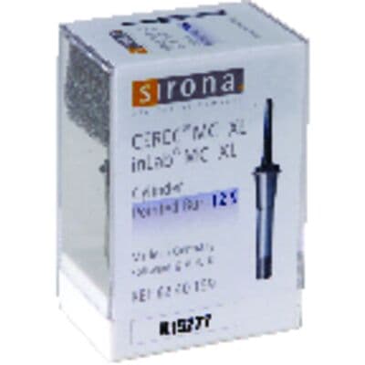 CEREC Cylinder Pointed Milling Bur 12S, 12 mm, 6/Pkg thumbnail 11