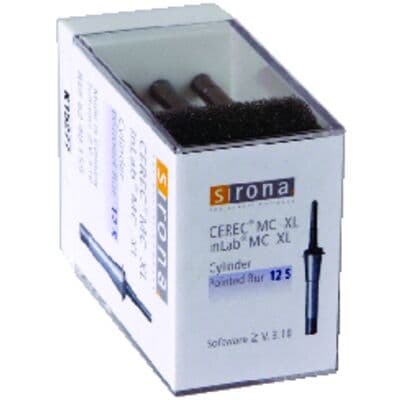 CEREC Cylinder Pointed Milling Bur 12S, 12 mm, 6/Pkg thumbnail 14