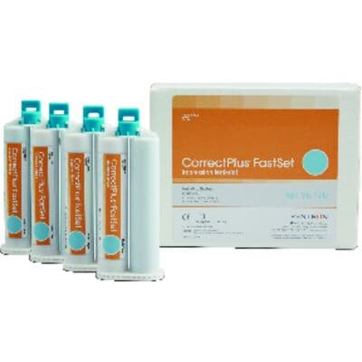 Correct Plus Hydrophilic VPS Impression Material, Automix Putty, Fast Set, 50 mL Cartridges, 4/Pack, Q36A thumbnail 10