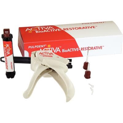 Activa BioACTIVE-Restorative Starter Kit, A1, 5 mL (8 g) Syringe, with ACTIVA-SPENSER Dispenser and 20 Mix Tips, VR-A1 thumbnail 24