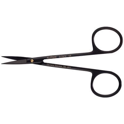 Hu-Friedy Black Line Iris Straight/Delicate Super-Cut Scissors, 4.5" thumbnail 10
