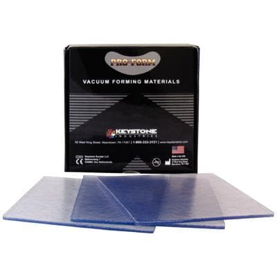 Pro-Form Dual Laminate (E-Gasket) Vacuum Forming Sheets, 5" x 5", 0.120" (3mm) Thick, Clear, 12/Pk, 9603580 thumbnail 17