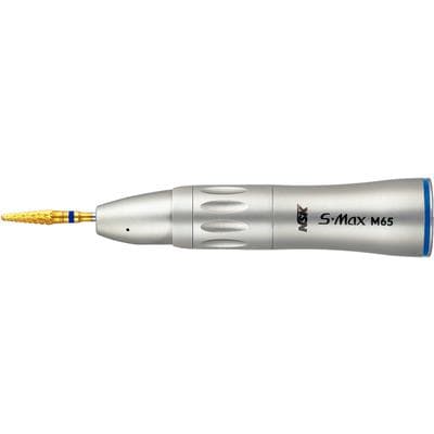 NSK S-Max M Series M65 Electric Straight Handpiece Attachment, 1:1 Ratio, Low Speed, Non-Optic, Manual Chuck, Single Spray thumbnail 5