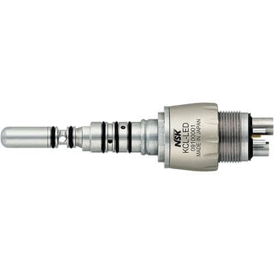 NSK Ti-Max X Series KCL-LED Handpiece Coupler, 6-Pin LED Optic, KaVo MULTIflex LUX Back End, Stainless Steel with Titanium Coating, 1 Each thumbnail 9