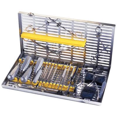 Hu-Friedy IMS Infinity Series Oral Surgery Cassette, Yellow, 14.5" x 1.25" x 8", IMNOS5 thumbnail 5