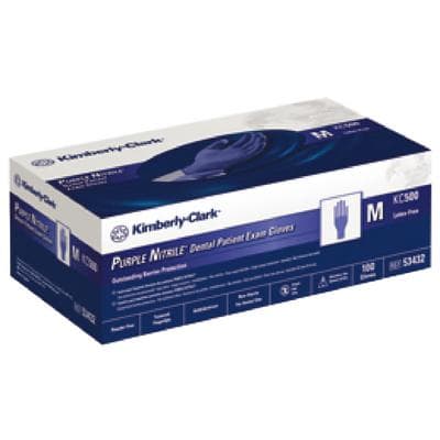 Halyard Purple Nitrile Dental Exam Gloves, Powder-Free, Non-Sterile, Large, Textured, 100/Box, 53433 thumbnail 9