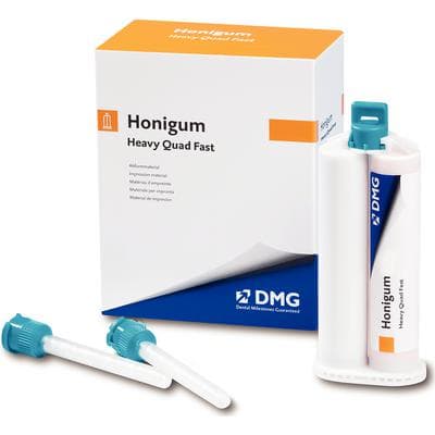 Honigum MixStar VPS Impression Material, Heavy Body, Quad Fast Set, 380 ml Cartridge, Teal, 1/Pk, 999638 thumbnail 14