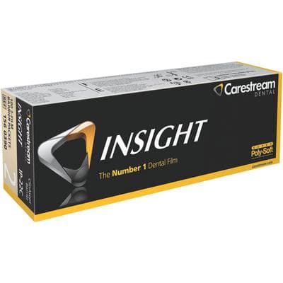 Carestream INSIGHT IP-22C Size 2 Periapical Dental Film, Double Film, F-Speed, ClinAsept Barrier Super Poly-Soft Packets, 100/Box, 1560390 thumbnail 11