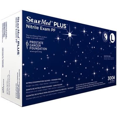 Sempermed StarMed Plus PF Nitrile Exam Gloves, Powder Free, Non-Sterile, Large, Violet Blue, 300/Box, SMNP304 thumbnail 15