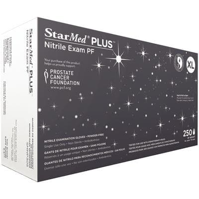 Sempermed StarMed Plus (Velvet) Nitrile Exam Gloves, Powder Free, Non-Sterile, X-Large, Purple, 250/Bx, SMNP305 thumbnail 14