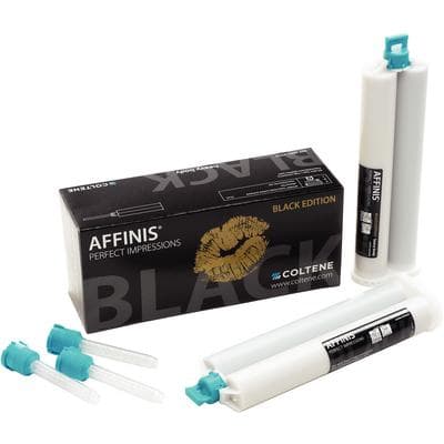 AFFINIS Black Edition VPS Impression Material, Heavy Body, 2 x 75 ml Cartridges with 8 Mixing Tips, 60019554 thumbnail 9