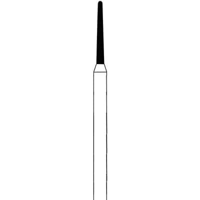 Meisinger Multi-Use Diamond Bur, FG, Round End Taper (Chamfer), #856F, 1.2 mm Head, Fine Grit (Red), 5/Pk, 856F-012-FG thumbnail 8