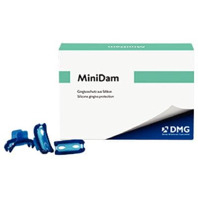 MiniDam Pre-Framed Silicone Rubber Dam, Latex-Free, Blue, 20/Box, 220381 thumbnail 12