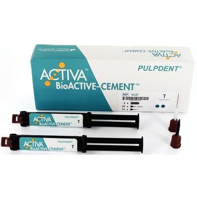 ACTIVA BioACTIVE-Cement, Value Pack, Translucent, 2 x 5 mL/7 g Automix Syringes + 40 Tips, VC2T thumbnail 22