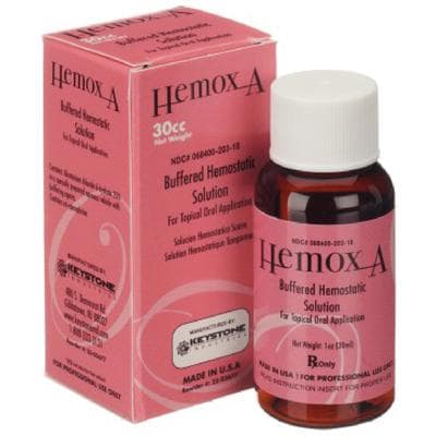 Keystone Hemox-A Buffered Hemostatic Solution, 25% Aluminum Chloride, 1 oz Bottle, 25-03677 thumbnail 6