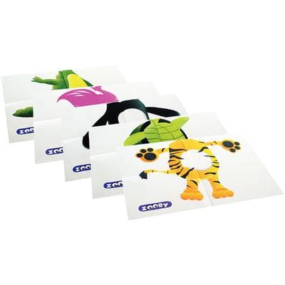 Zooby Pediatric Bibs, 2-Ply Poly Backed, Non-Permeable, 13.5" x 9", Assorted Animal Designs, 100/Box, 295200 thumbnail 21