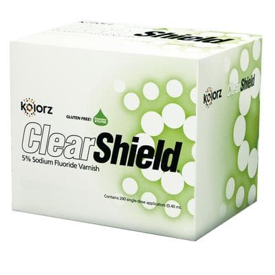 Kolorz ClearShield 5% Sodium Fluoride Varnish, Cookie Dough Flavor, 0.4 mL Unit-Dose, 200/Box, 799513 thumbnail 10