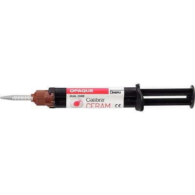 Calibra Ceram Dual-Cure Automix Adhesive Resin Cement, Opaque, 4.5 g Syringe Refill, 607195 thumbnail 15