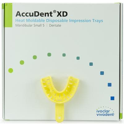 AccuDent XD Dentate Impression Tray #5, Lower Small, Disposable, 12/Pack, 673708 thumbnail 8