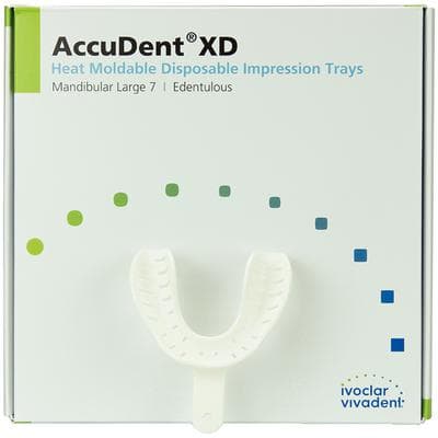 AccuDent XD Edentulous Impression Tray #7, Lower Large, Disposable, 12/Pack, 673710 thumbnail 10