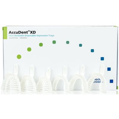 AccuDent XD Edentulous Impression Trays, Assorted Upper & Lower, Disposable, 24/Box, 673717 thumbnail 9