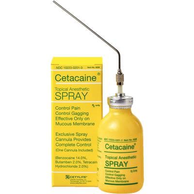 Cetacaine® Topical Anesthetic Spray, 20 g Bottle with Cannula, 0220 thumbnail 21