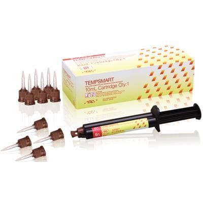 Tempsmart Temporary Crown & Bridge Material, Shade B1, 10 mL Syringe, 1:1 Cartridge, 009401 thumbnail 10
