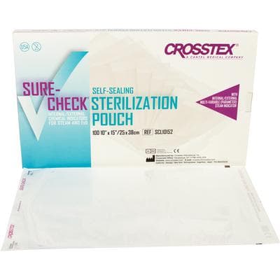 Sure-Check Self-Seal Sterilization Pouches, 10" x 15", Clear, 100/Box, SCL10152 thumbnail 16