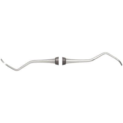 Nordent XDURA Barnhart #5-6 Double-End Universal Curette, DuraLite Round Handle, Stainless Steel, RENSBH5-6 thumbnail 7