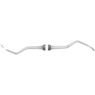 Nordent XDURA Posterior Sickle Scaler #204IUFW, Double-Ended, DuraLite Round Handle, Stainless Steel thumbnail 6