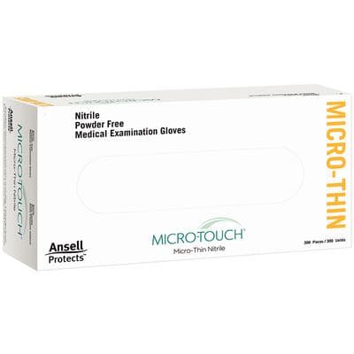 Micro-Touch Micro-Thin Nitrile Exam Gloves, Powder-Free, Latex-Free, Blue, X-Small, 300/Box, 6034310 thumbnail 13