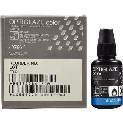 GC America OptiGlaze Color Clear HV, Light-Cured Nano-Filled Characterization Coating, 5 mL Bottle, #008425 thumbnail 17