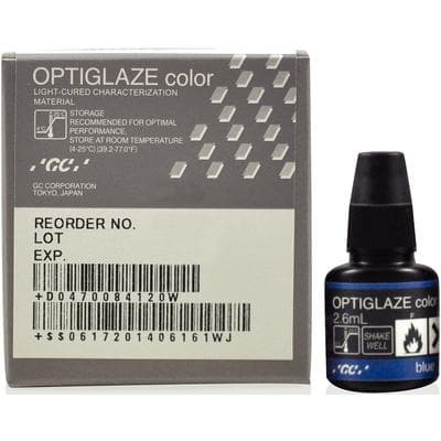 GC America OptiGlaze Color Blue, Light-Cured Nano-Filled Characterization Coating, 2.6 mL Bottle, #8420 thumbnail 17
