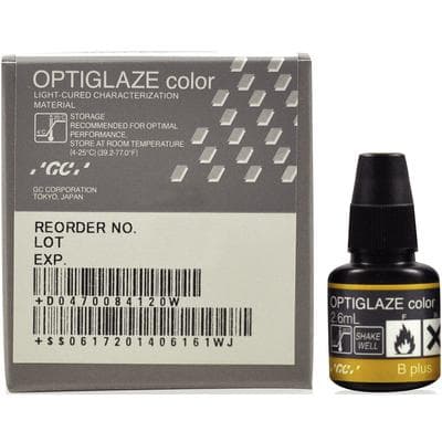 GC America OptiGlaze Color B Plus Light-Cured Nano-Filled Characterization Coating, 2.6 mL Bottle, #8410 thumbnail 17