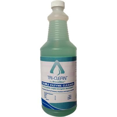 Tri-Clean Triple Enzymatic Cleaner Concentrate, Pre-Measured, 32 oz (1 Quart) Bottle, BEC32PM thumbnail 7