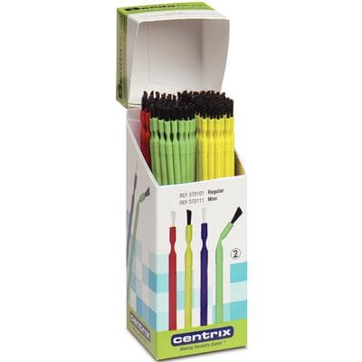 Benda® Brush Disposable Applicator, Regular Point, Black Bristles, Assorted Colors, 144/Pkg, 370101 thumbnail 21