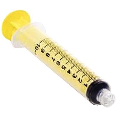 CanalPro Color Luer Lock Irrigation Syringe, Yellow, 10 mL, Disposable, Latex-Free, 50/Pack, 60011175 thumbnail 12