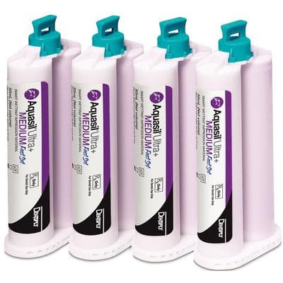 Aquasil Ultra+ Smart Wetting VPS Impression Material, Medium Body, Fast Set, 50 ml Cartridge, Mint/Purple, 24/Pk, 678601 thumbnail 8