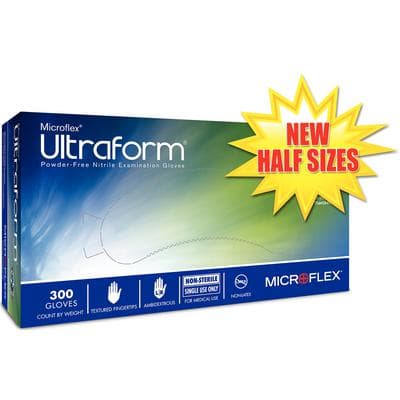 Ultraform Powder-Free Nitrile Exam Gloves, Small/Medium, Cobalt Blue, 300/Box, UF-524-S/M thumbnail 11