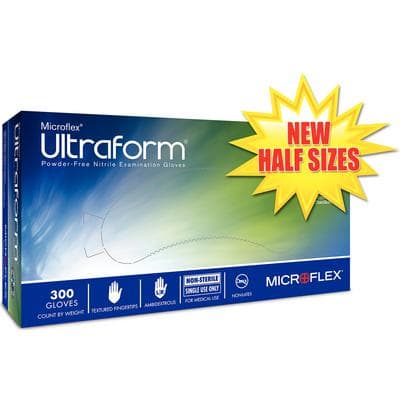 Ultraform® Powder-Free Nitrile Exam Gloves, Extra Small/Small, Cobalt Blue, 300/Box, UF-524-XS/S thumbnail 11