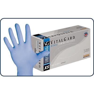VitalGard Nitrile Exam Gloves, Powder Free, Latex Free, X-Small, Blue, 100/Box, VNPF100XS thumbnail 13
