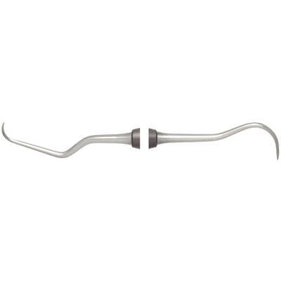 Nordent XDURA Scalette, Double-End Anterior #N137 Mini Blade / Long Shank, DuraLite Round Handle, Stainless Steel, 1/Pkg thumbnail 5