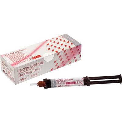 G-CEM LinkForce Adhesive Resin Cement, Syringe Refill, Translucent, 8.7 g / 5 mL, 1/Pk, 010121 thumbnail 13