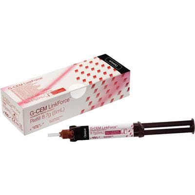 G-CEM LinkForce Adhesive Resin Cement Syringe Refill, Opaque, 8.7 g/5 mL Syringe with 20 Automix Tips, 010122 thumbnail 13