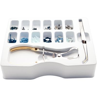Palodent Plus EZ Coat Sectional Matrix System Intro Kit, 100 Matrices, 75 Wedges, 30 WedgeGuards, 2 Rings, Forceps, Pin Tweezers, 659670 thumbnail 23