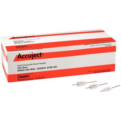 Accuject Disposable Dental Needle, 25 Gauge Short (21mm), Plastic Hub, Sterile, 100/Box, 900505 thumbnail 20