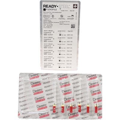 Dentsply Maillefer READYSTEEL FlexoFile #25, 21mm, Red, Sterile, 6/Pk, 6832521 thumbnail 13