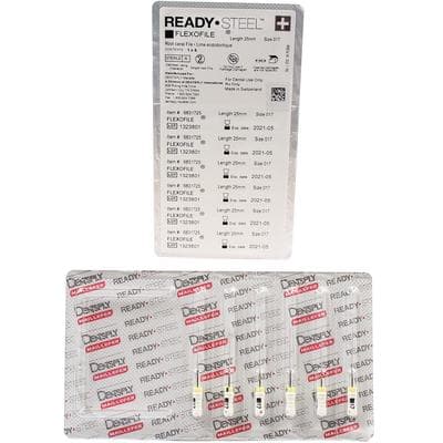 Dentsply Maillefer READYSTEEL FlexoFile #17, 25mm, Sterile Stainless Steel Hand File, 6/Pk, 6831725 thumbnail 12