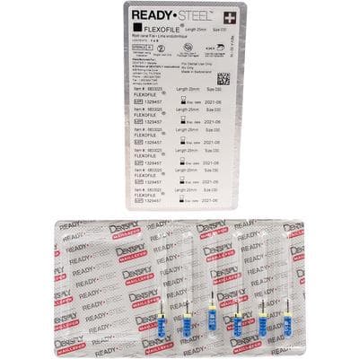 Dentsply Maillefer READYSTEEL FlexoFile #30, 25mm, Blue, Sterile, 6/Pk, 6833025 thumbnail 13