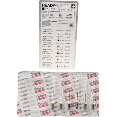 Dentsply Maillefer READYSTEEL FlexoFile #08, 31mm, Stainless Steel, Sterile, Gray, 6/Pk, 6830831 thumbnail 14